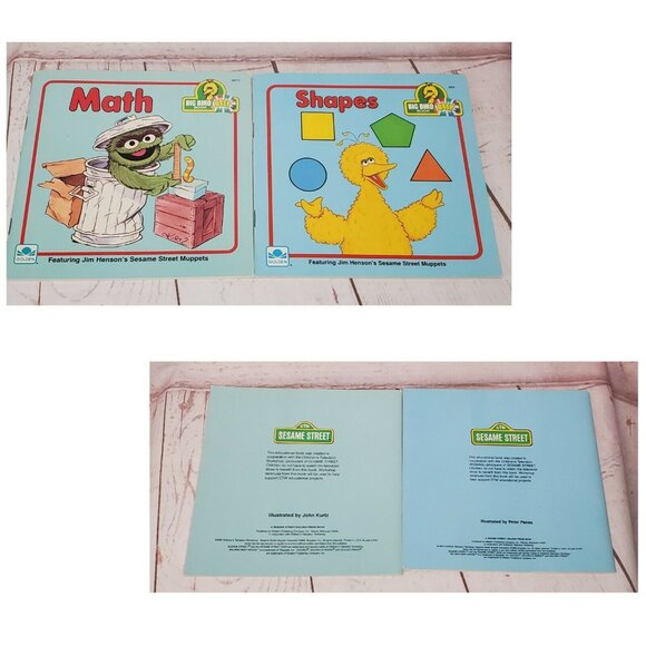 2 Big Bird Beep Math & Shapes Featuring Jim Henson's Sesame Street Muppets Book - Picture 2 of 5